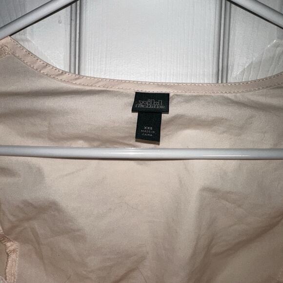 NWOT Wild Fable Poplin Milkmaid Top with Bell Sleeves Size XXS - Picture 5 of 5